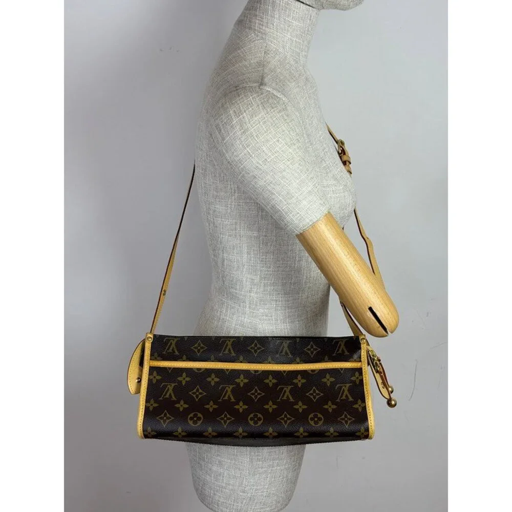 LOUIS VUITTON Brown Monogram Canvas Popincourt Long GHW